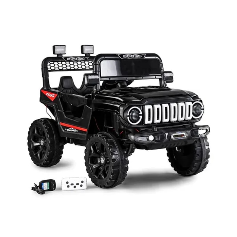 Babyhug Battery Operated Ride On Jeep With Remote Control- White