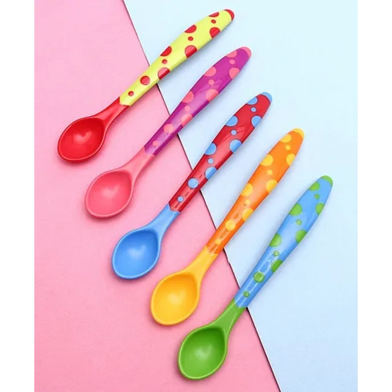 Babyhug Feeding Spoons 2 ml Set of 5 – Multicolor