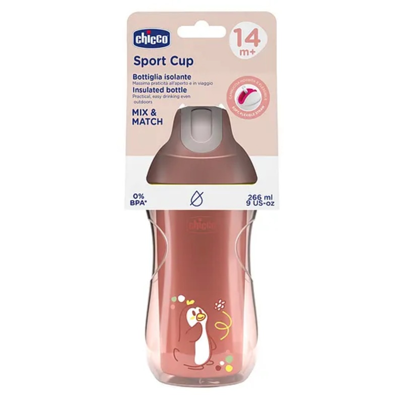 Chicco BPA Free Sport Cup Pink – 266 ml
