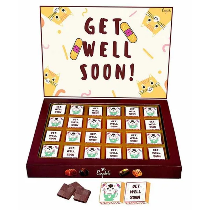 Expelite Get Well Soon Chocolates Gift Box – 400gm