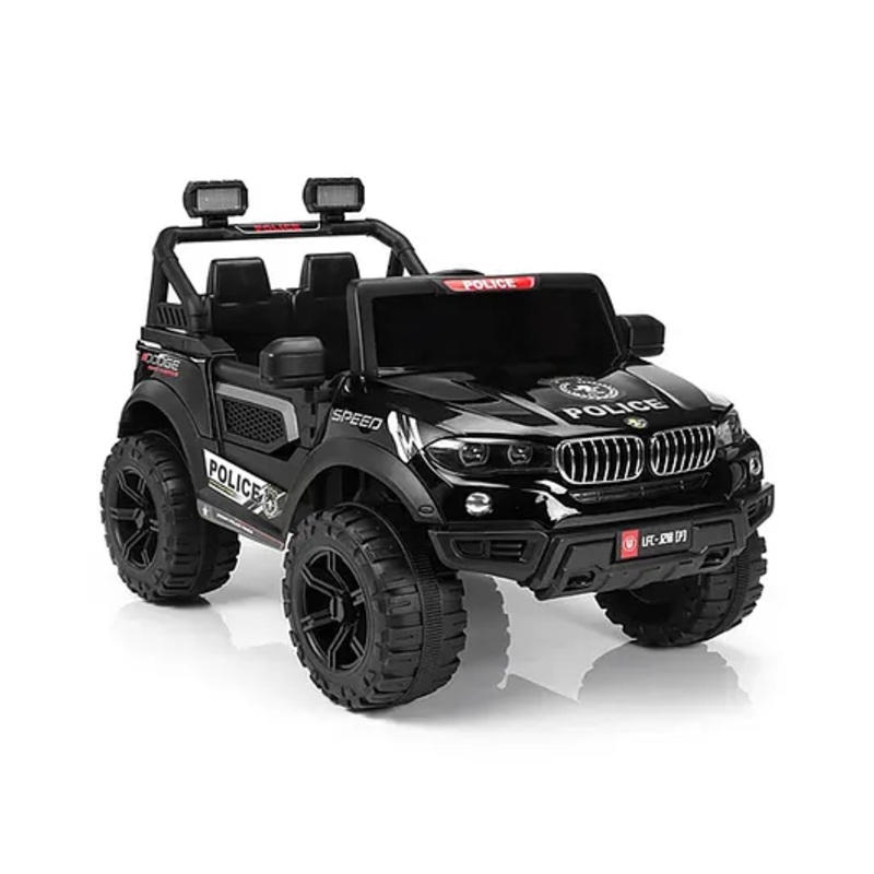 Little pup Battery Operated Ride On  Jeep with Music and Lights  Black