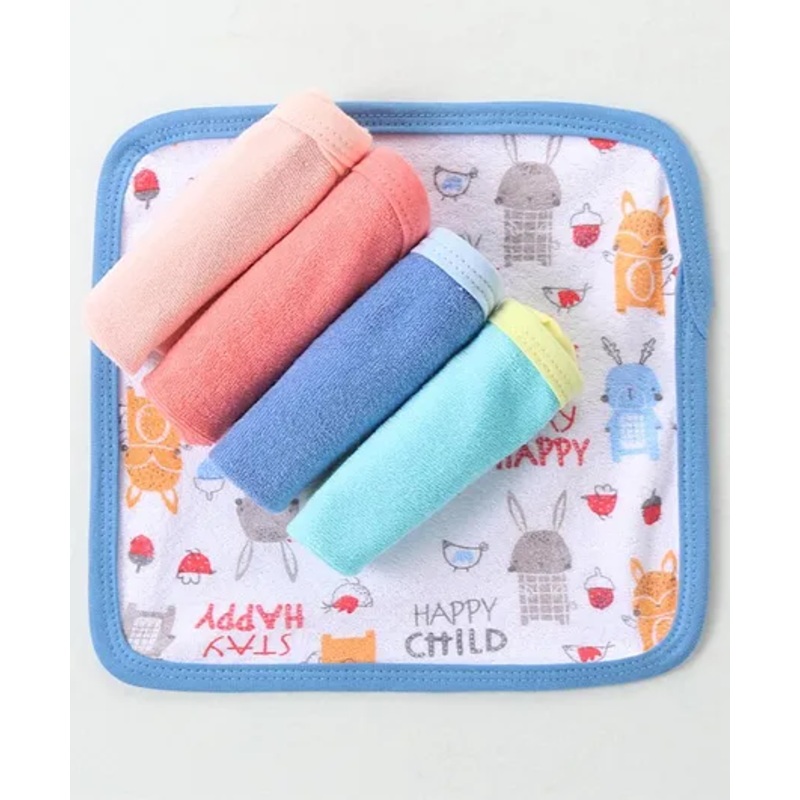 OHMS Terry Wash Clothes Pack of 5 – Multicolor