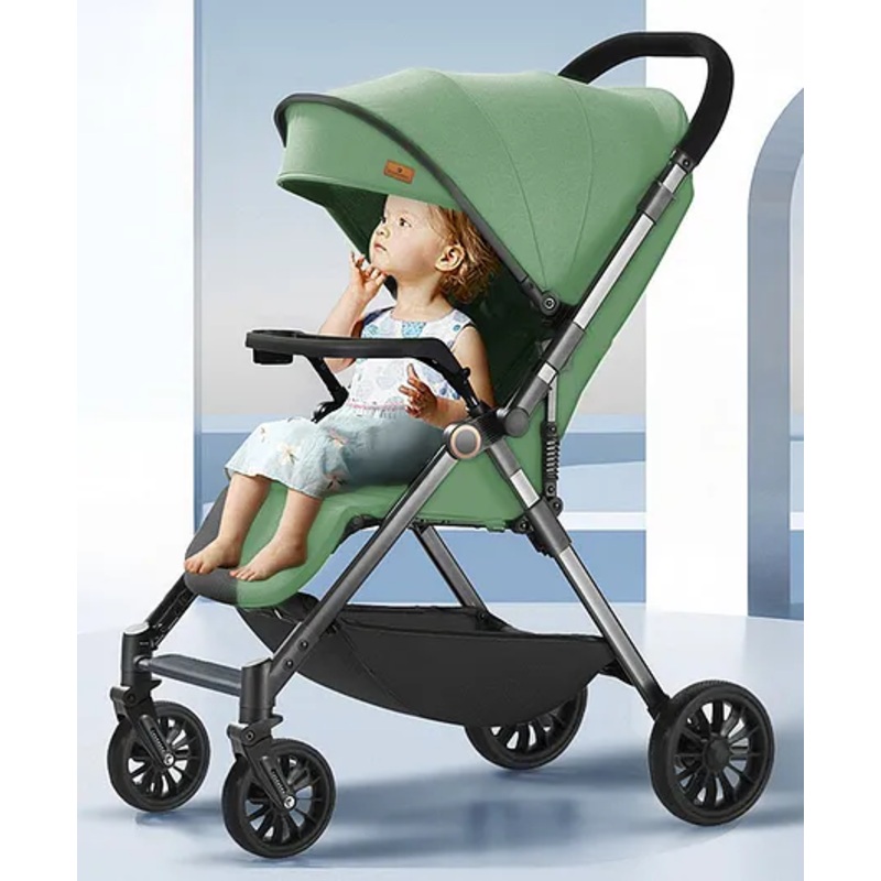 StarAndDaisy Stroller for Baby  Foldable Baby Stroller Light Weight with Multi-Level Seat Recline, 5 Point Safety Belt, Pram for Kids-Grey