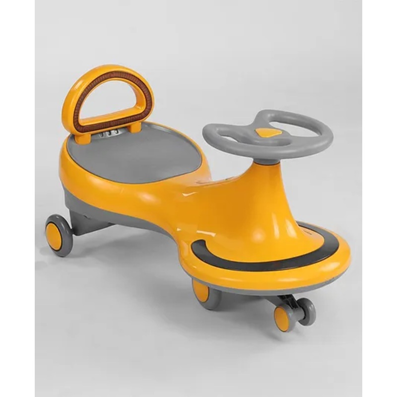 Babyhug Orbit Swing Car with Light & Music – Yellow