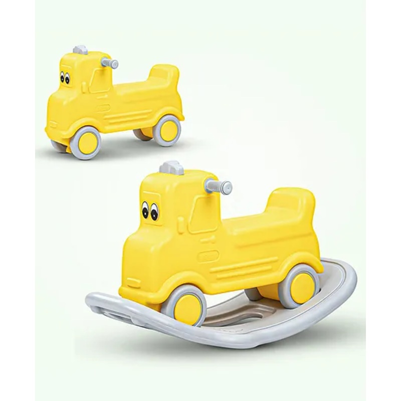 Baybee 2 in 1 Baby Horse Push Ride on Car with Rocker for Kids | Push Ride on Toy with Handle & Safety Guardrail, Baby Car Rocking Chair for Kids (POGO)