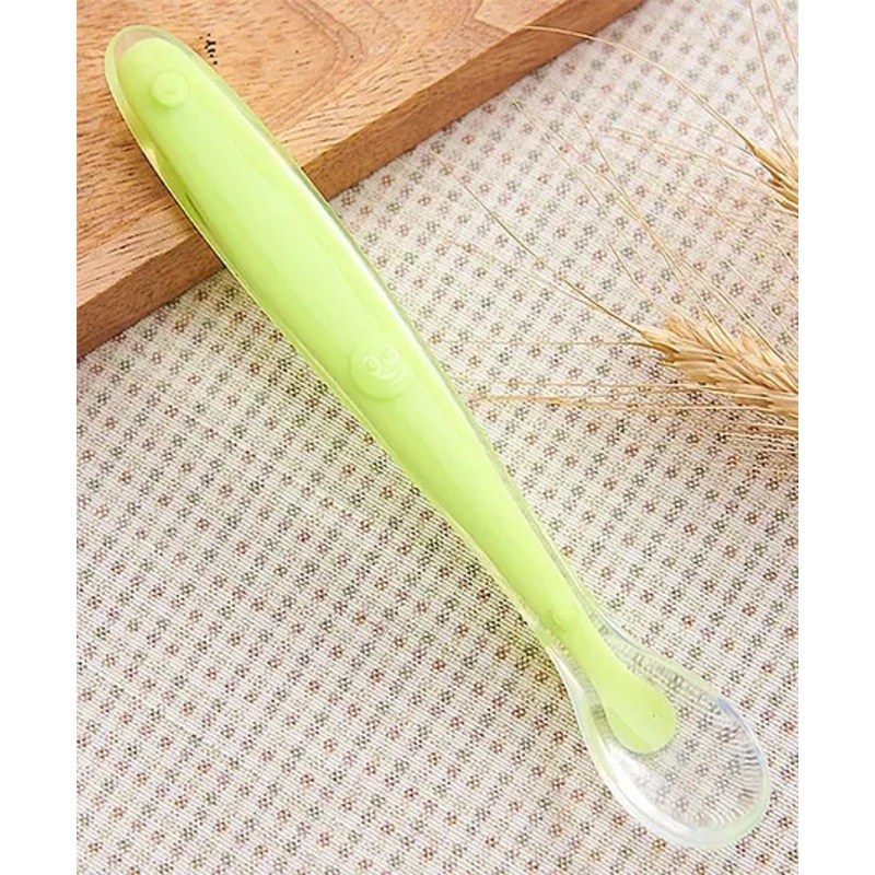 Domenico Baby Love Soft Tip SiliconeGel Spoon – Green
