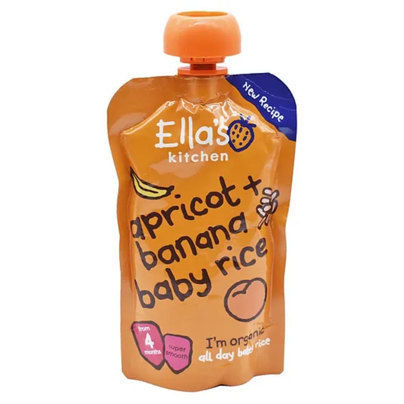 Ellas Kitchen Apricot Banana + Baby Rice – 120 g