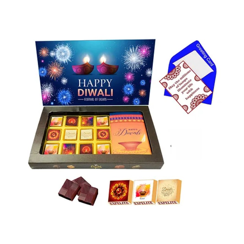 Expelite Happy Diwali Chocolate Gift – 270 gm