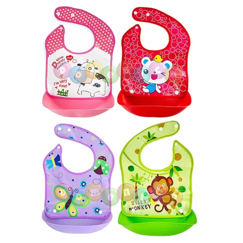 Fantasy India Bib Pack Of 4 – Multicolour