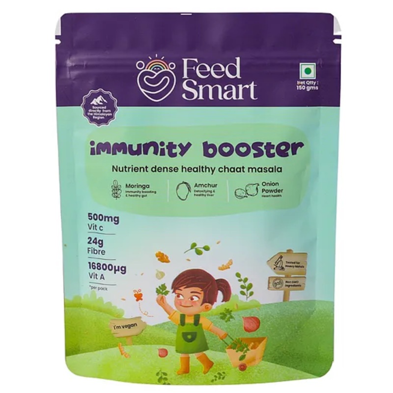 Feed Smart Immunity Booster | Superfood Spice Blend with Moringa & Amchur | Rich in Vitamin C, Supports Gut Health & Immunity | No Salt, No Sugar | 150g Pack of 1