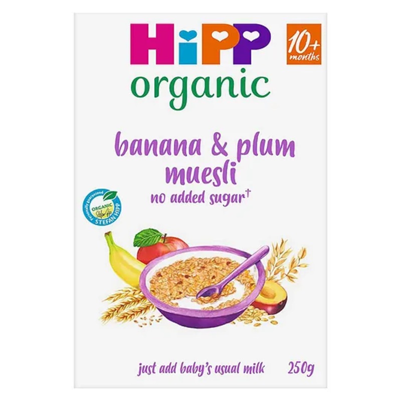 Hipp Organic Banana & Plum Muesli Cereal – 250 g