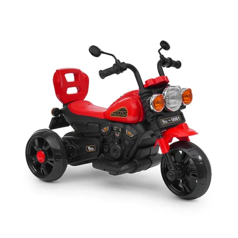 JoyRide Electric Kids Bike with Rechargeable | Imported Motor Drive | Music Player, Front LED Light & Foot Accelerator Bike for Ages 2-5 Years