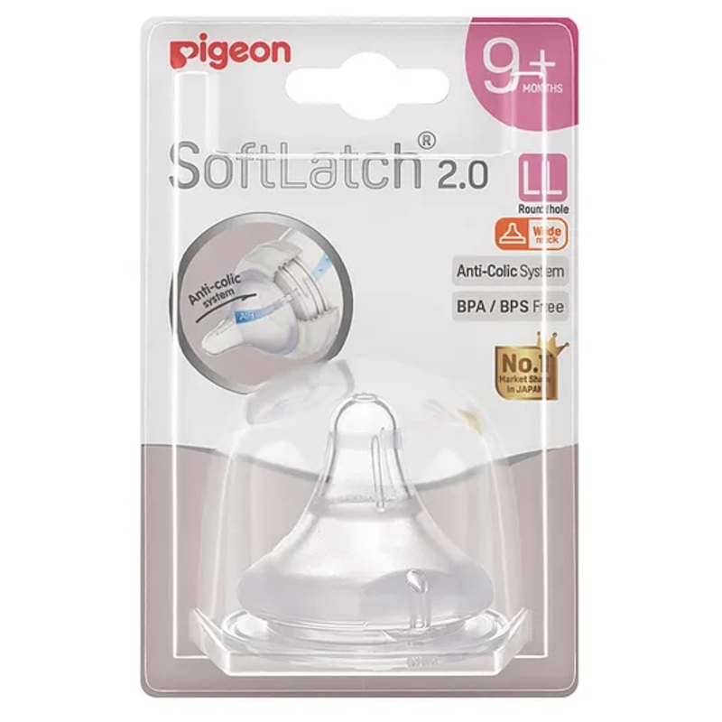 Pigeon Soft Latch 2.0 Anti Colic Nipple – LL
