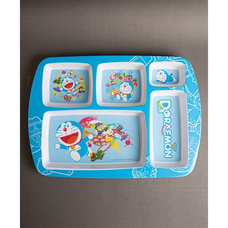 Superware Melamine Kids  5 Section Plate -Doraemon Gadget