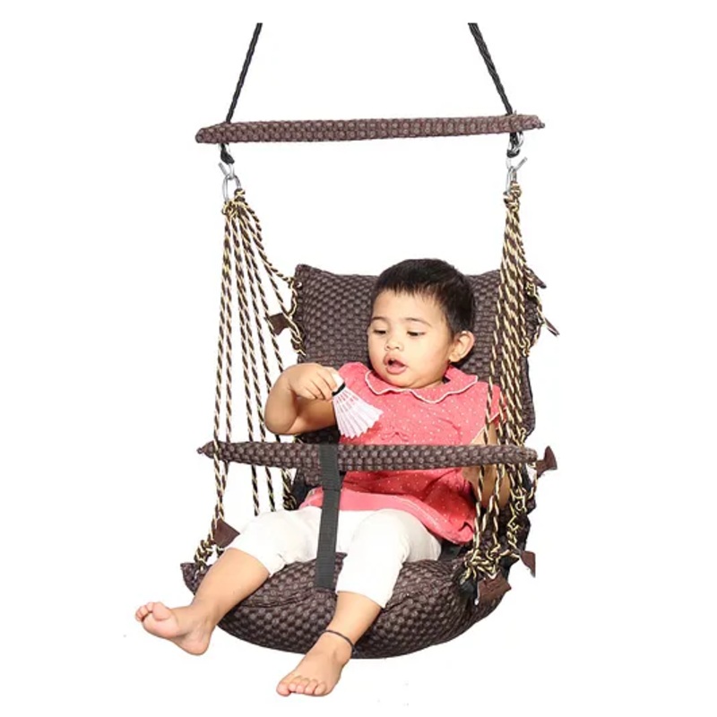 Wishing Clouds Baby Swing for Garden Piccolo cotton – Brown