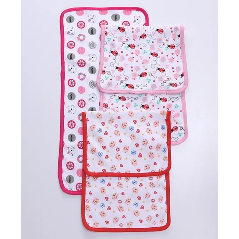 Babyhug Burp Wash Cloth Multiprint Pack of 3 – Multicolor