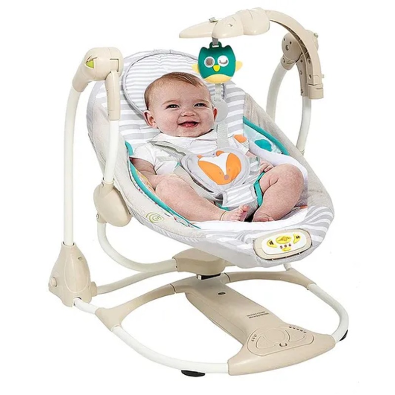 Baybee Toddler Portable Swing Cradle Cum Recliner Rocker Chair – Multicolour