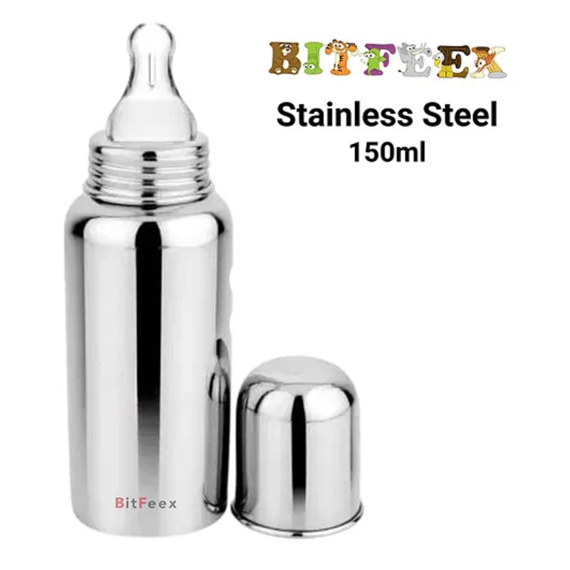 BitFeex Premium Stainless Steel Feeding Bottle-150ml
