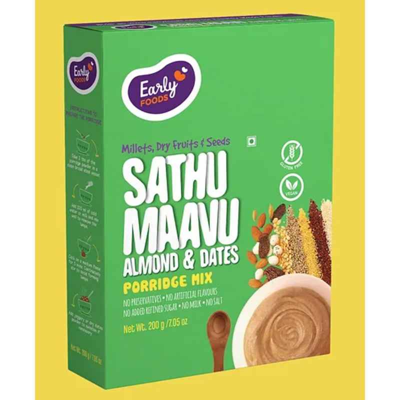 Early Foods Sattu Maavu Porridge Mix 200g