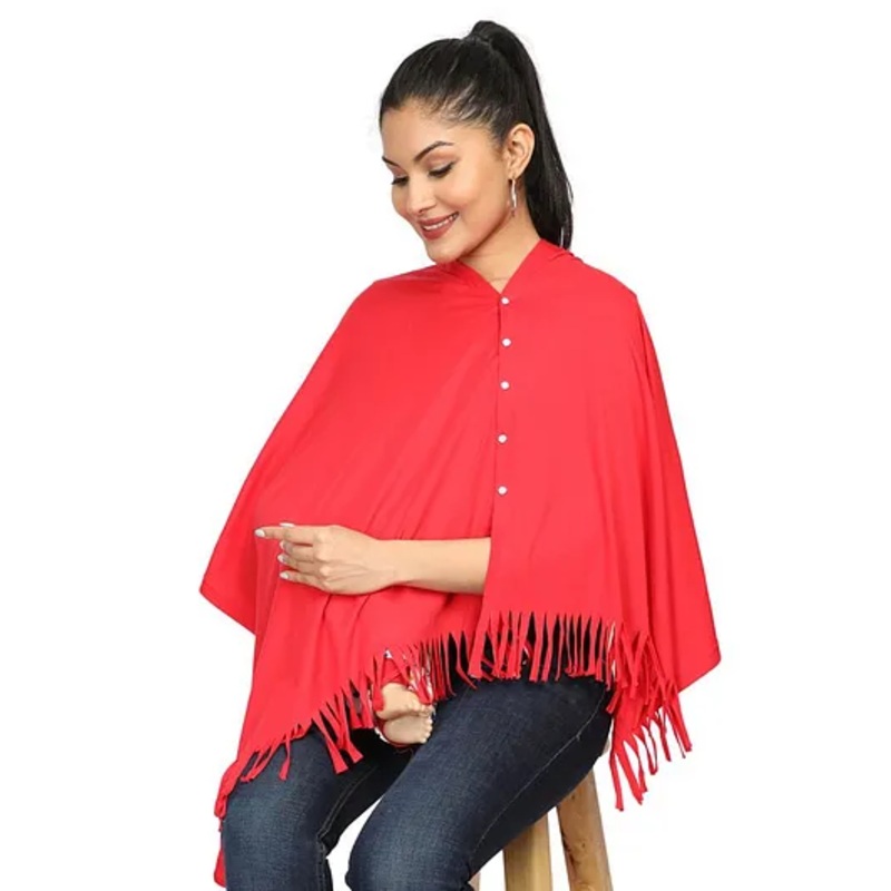 Nene Breast Feeding Multi Purpose Nursing Scarf – Red