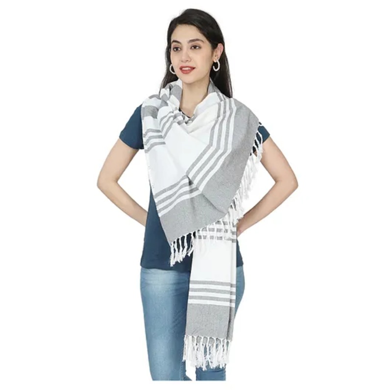 nene Mother’s Multi Purpose Large Size Nursing Feeding Scarf Wrap Stole – Grey