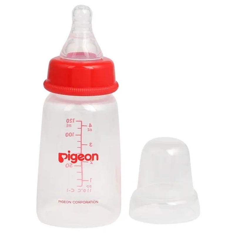 Pigeon Anti Colic Peristaltic Nursing Bottle Red – 120 ml