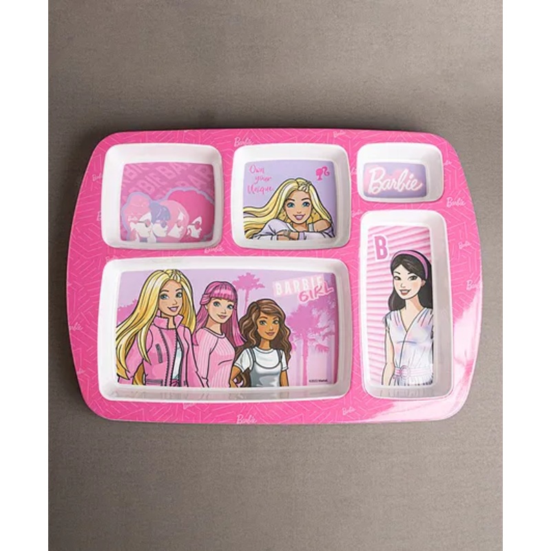 Superware Melamine Kids  5 Section Plate – Barbie Wispy Forest