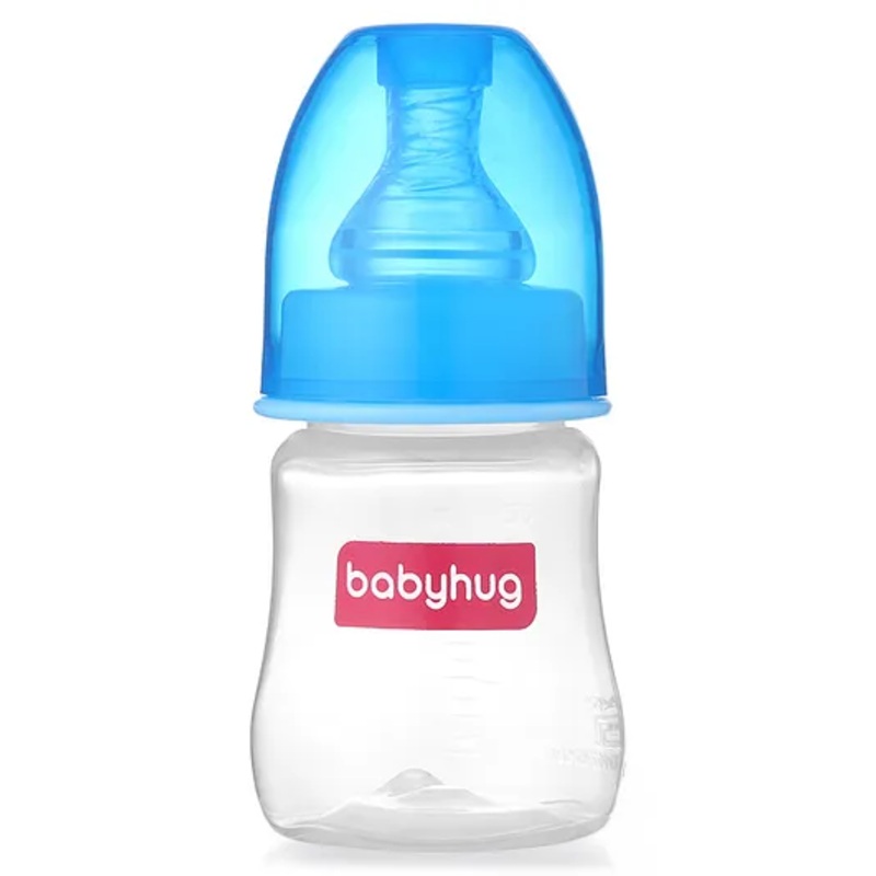 Babyhug Narrow Neck Feeding Bottle Blue – 60 ml