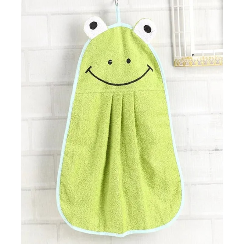 Babyhug Wash Cloth Froggy Design – Green
