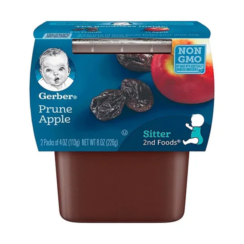 Gerber 2nd Foods for Sitter – Prunes with Apples (2x113g)
