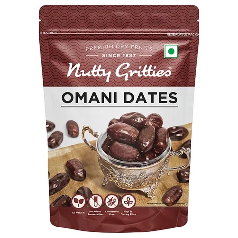 Nutty Gritties Omani Dates – 500 gm
