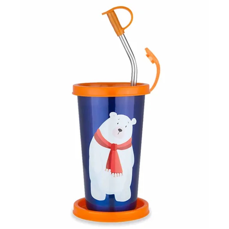 Pdd Falcon Steel Straw Glass Polar Bear CN4 – 370 ml