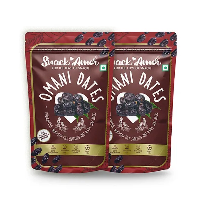 SnackAmor Premium International Omani Dates Pack Of 2 – 250 gm