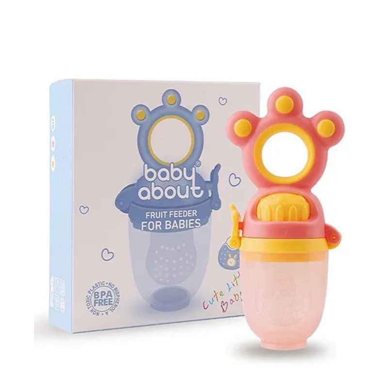 StarAndDaisy Baby Feeder Silicone Nipple Soother – Orange