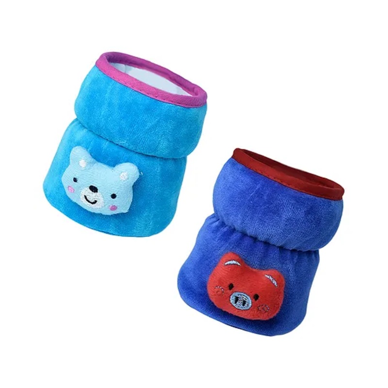 The Little Looker Plush Cotton Bottle Cover Blue Pack of 2 – Fits 125 ml Bottle Each