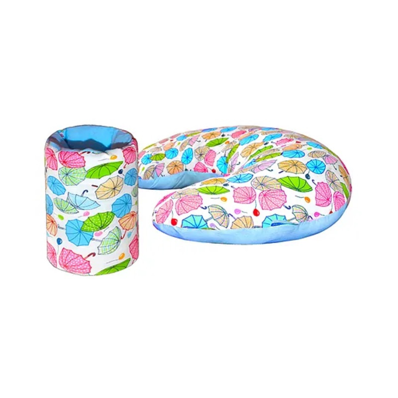 VParents Baby Feeding and  Arm Pillow for New Born Nursing Pillow for Breast and bottle feeding pillow Combo(Chunky)