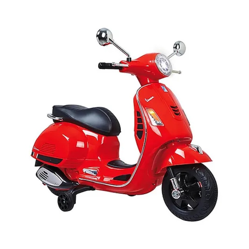 Ayaan Toys Vespa Ride On Scooter with Foot Accelerator – Red