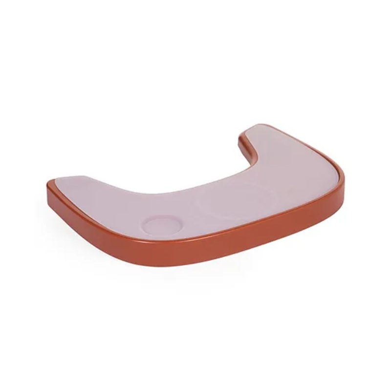 Childhome Evolu Feeding Tray – Abs – Rust + Silicone Place Mat