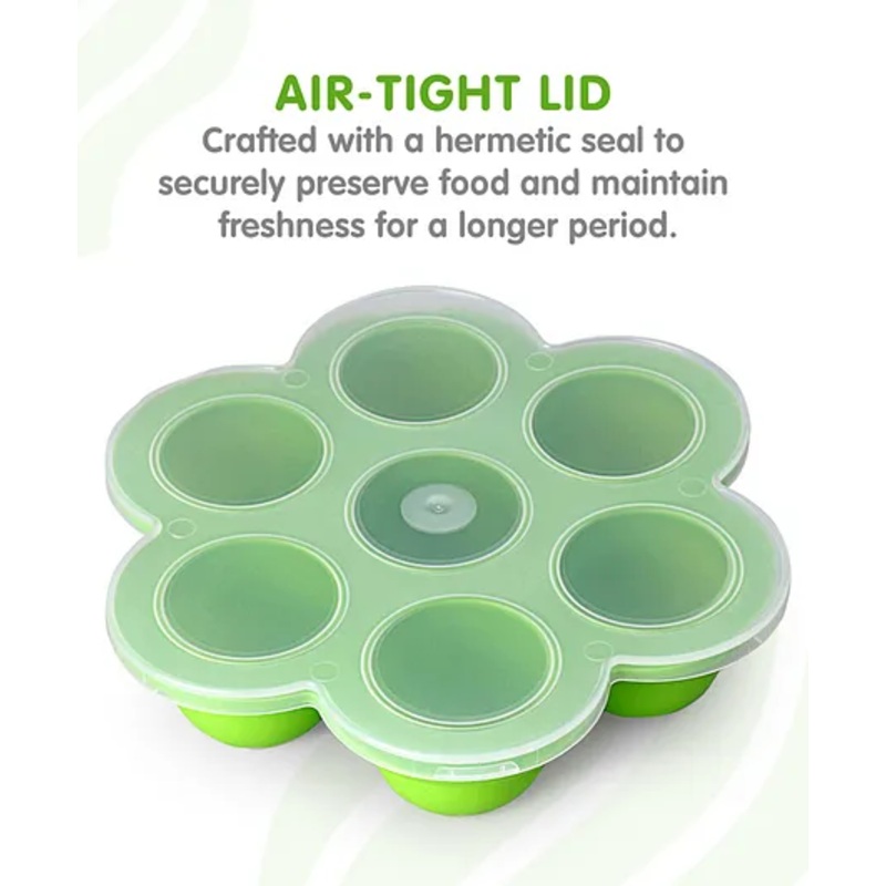 Food Multiportion Storage Tray – Green
