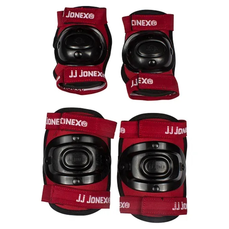 JJ Jonex Protective Elbow and Knee Guard – Red