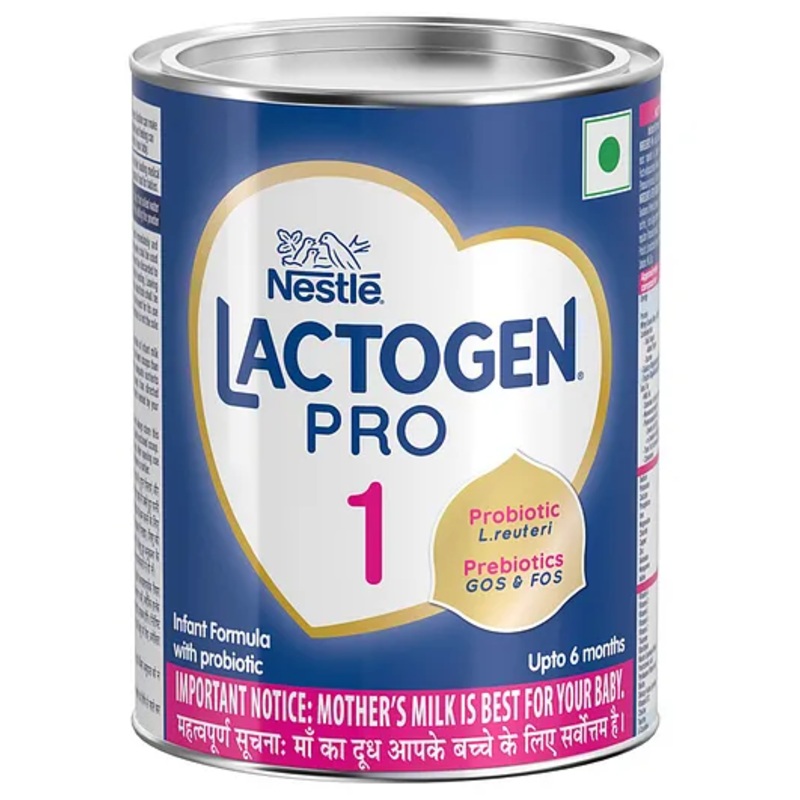 Nestl LACTOGEN Pro 1, Infant Formula Up to 6 Months with Probiotic and Prebiotics, Tin, 400 g
