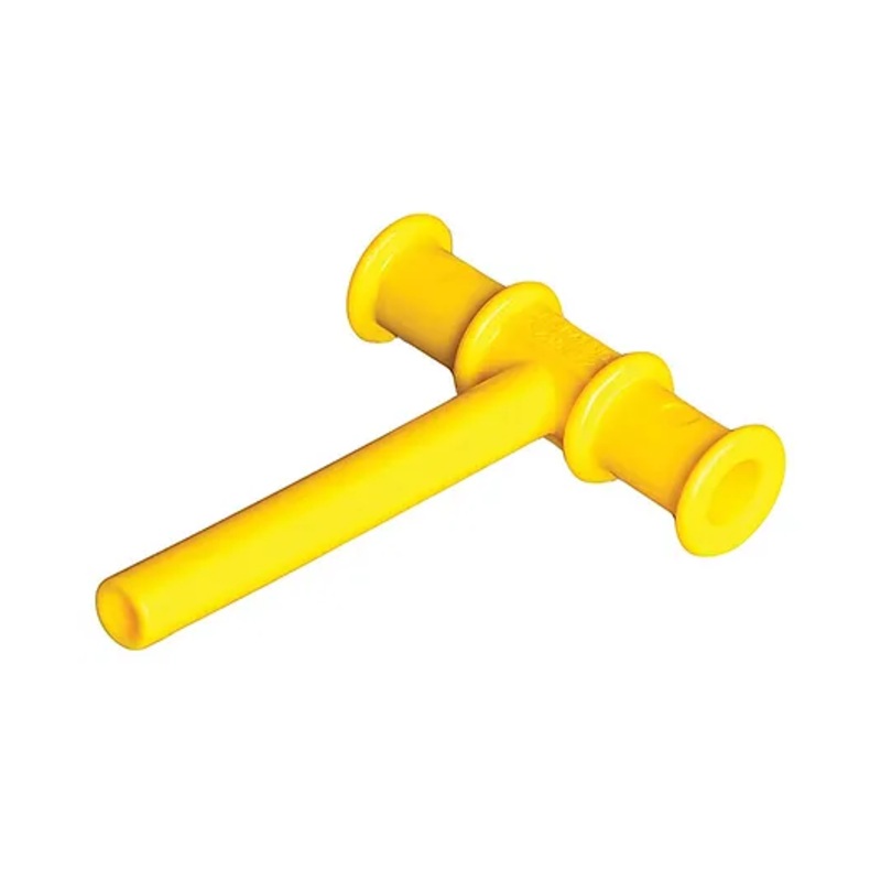 Safe-O-Kid Non-Toxic Develop Baby Biting Skills Safely Chewy Tube for Toddler – Yellow