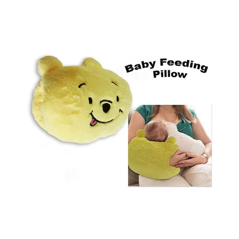 Synlark Nursing Arm Breastfeeding and Bottle Feeding Head Support Pillow – Yellow