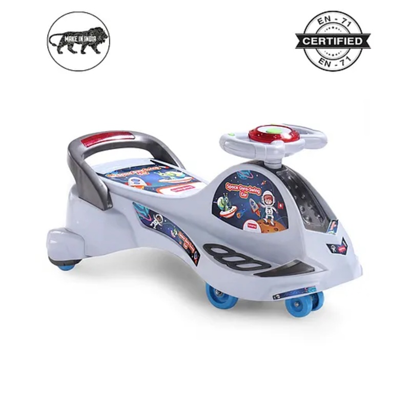 Babyhug Space Gyro Swing Car – Grey