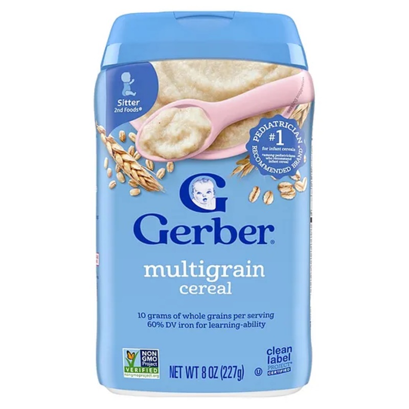 Gerber Cereal for Baby, Multigrain Cereal for Sitter -227gm