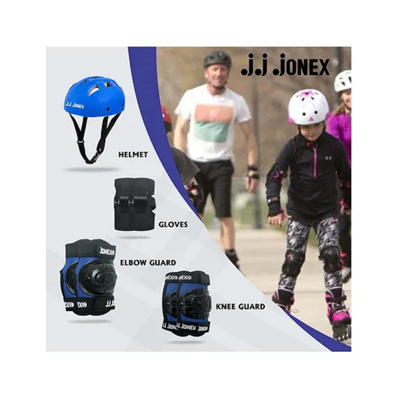 JJ Jonex Skating Protection Set Of 4 Kit Medium – Blue