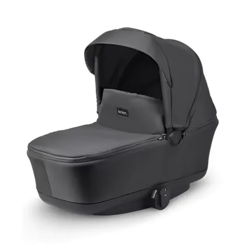 Leclerc Baby Bassinet  Premium Foldable Bassinet for Newborn Baby| Lightweight, Travel-Friendly – Black