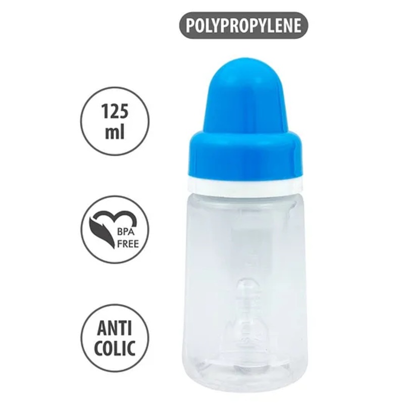 Small Wonder Feeding Bottle PolypropyleneCherish Blue – 125 ml