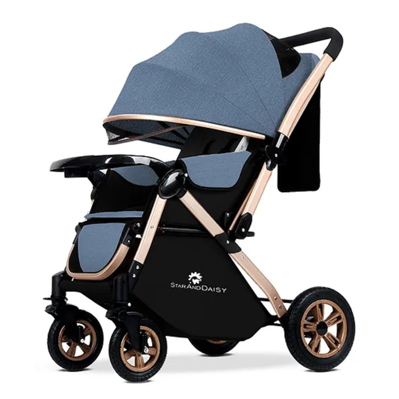 StarAndDaisy Stroller With Reversible Handle – Blue