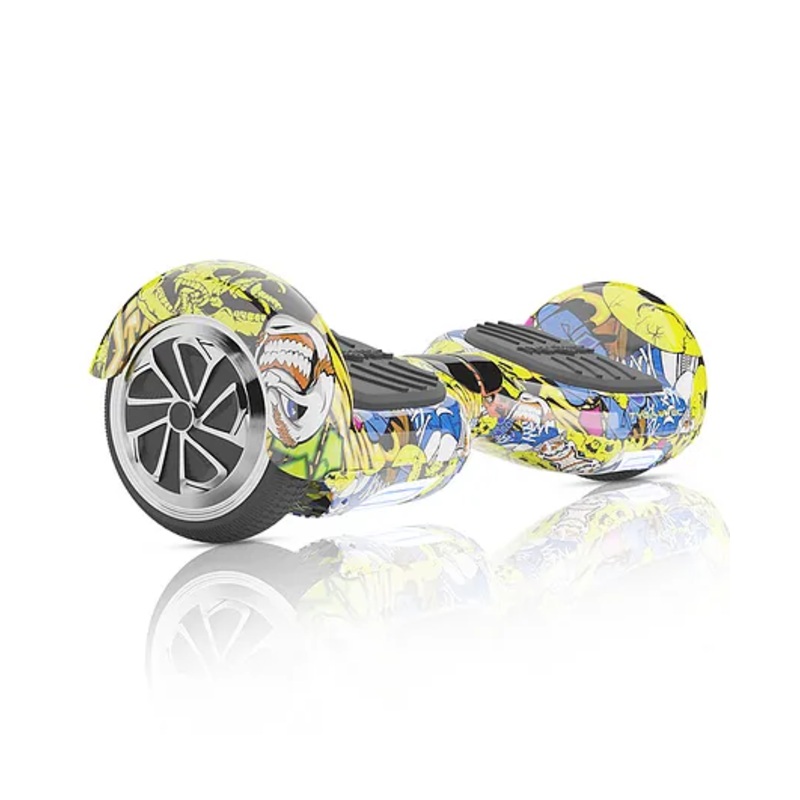 Tygatec T1 Eco Hoverboard Self-Balancing Electric Scooter 6.5 Inch for Adults and Kids with LED Light  (Edhardy )